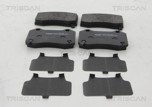 Jeu de 4 plaquettes de frein Triscan A/S ref. 8110 10606