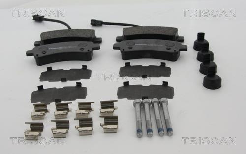 Jogo de 4 pastilhas de travão Triscan A/S ref. 8110 10607