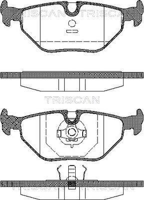 Jeu de 4 plaquettes de frein Triscan A/S ref. 8110 11899