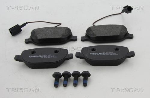 Jeu de 4 plaquettes de frein Triscan A/S ref. 8110 12021