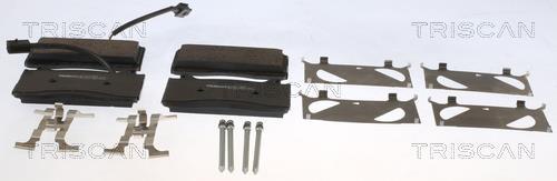 Jeu de 4 plaquettes de frein Triscan A/S ref. 8110 12029
