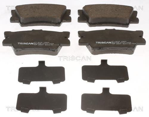 Jeu de 4 plaquettes de frein Triscan A/S ref. 8110 13069