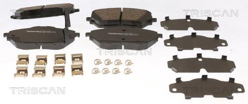 Jeu de 4 plaquettes de frein Triscan A/S ref. 8110 13118