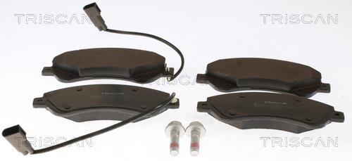 Jeu de 4 plaquettes de frein Triscan A/S ref. 8110 16017