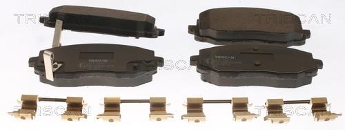 Jeu de 4 plaquettes de frein Triscan A/S ref. 8110 18017