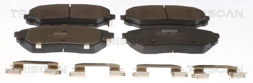 Jeu de 4 plaquettes de frein Triscan A/S ref. 8110 18035