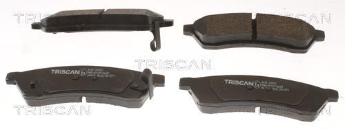 Jogo de 4 pastilhas de travão Triscan A/S ref. 8110 21012
