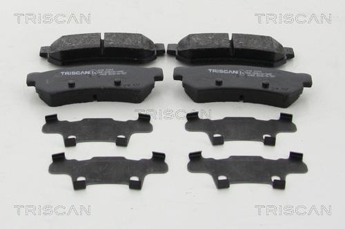 Jeu de 4 plaquettes de frein Triscan A/S ref. 8110 21014