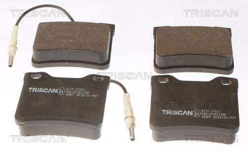 Jogo de 4 pastilhas de travão Triscan A/S ref. 8110 23012