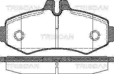 Jogo de 4 pastilhas de travão Triscan A/S ref. 8110 23020