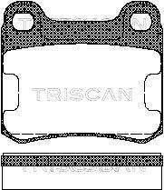 Jogo de 4 pastilhas de travão Triscan A/S ref. 8110 23115
