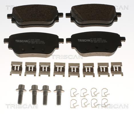Jogo de 4 pastilhas de travão Triscan A/S ref. 8110 232002