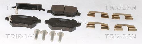 Jeu de 4 plaquettes de frein Triscan A/S ref. 8110 24019