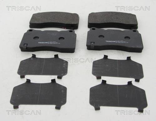 Jogo de 4 pastilhas de travão Triscan A/S ref. 8110 24048