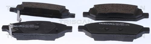 Jeu de 4 plaquettes de frein Triscan A/S ref. 8110 24052