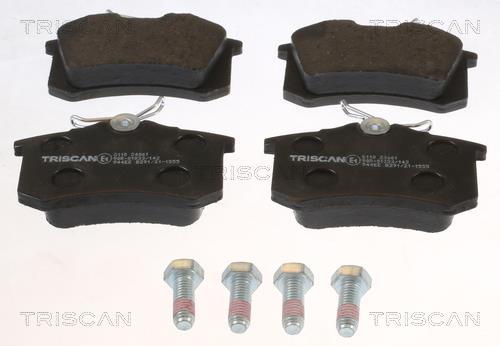 Jeu de 4 plaquettes de frein Triscan A/S 8110 24061