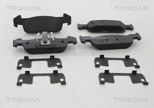 Jeu de 4 plaquettes de frein Triscan A/S ref. 8110 25045