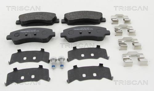Jeu de 4 plaquettes de frein Triscan A/S ref. 8110 28058