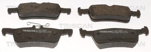 Jeu de 4 plaquettes de frein Triscan A/S ref. 8110 28065