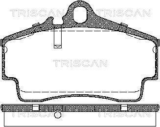 Jogo de 4 pastilhas de travão Triscan A/S ref. 8110 29163