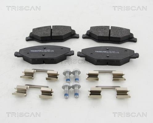 Jeu de 4 plaquettes de frein Triscan A/S ref. 8110 29181