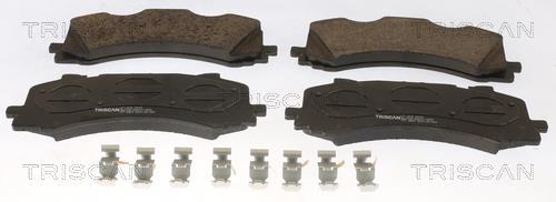 Jeu de 4 plaquettes de frein Triscan A/S ref. 8110 29194
