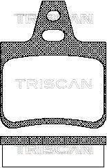 Jogo de 4 pastilhas de travão Triscan A/S ref. 8110 38933
