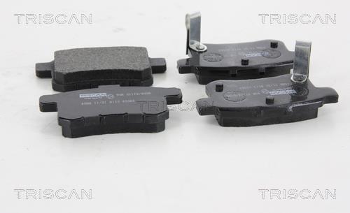 Jeu de 4 plaquettes de frein Triscan A/S ref. 8110 40063