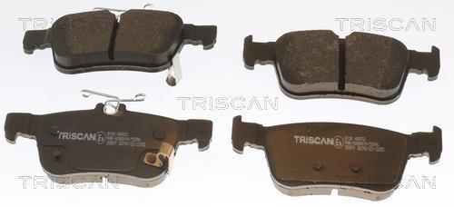 Jeu de 4 plaquettes de frein Triscan A/S ref. 8110 40072