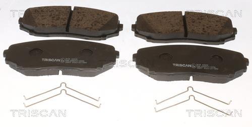 Jogo de 4 pastilhas de travão Triscan A/S 8110 42028