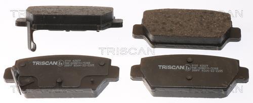 Jogo de 4 pastilhas de travão Triscan A/S ref. 8110 42029