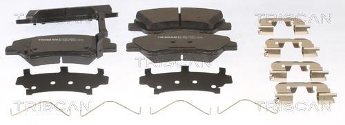 Jeu de 4 plaquettes de frein Triscan A/S ref. 8110 43057