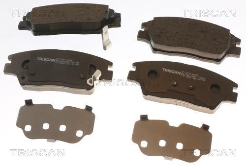 Jeu de 4 plaquettes de frein Triscan A/S ref. 8110 44003