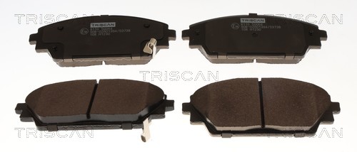 Jogo de 4 pastilhas de travão Triscan A/S 8110 50064