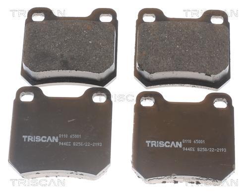 Jeu de 4 plaquettes de frein Triscan A/S ref. 8110 65001