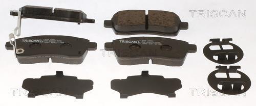 Jeu de 4 plaquettes de frein Triscan A/S ref. 8110 69024