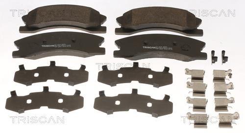 Jeu de 4 plaquettes de frein Triscan A/S ref. 8110 80554