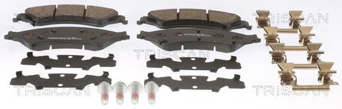 Jeu de 4 plaquettes de frein Triscan A/S ref. 8110 80558