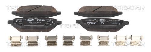 Jeu de 4 plaquettes de frein Triscan A/S ref. 8110 82004