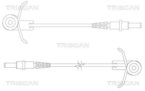 Contacteur de témoin d'usure (Témoin d'usure plaquettes) Triscan A/S ref. 8115 10004