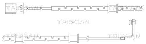 Contacteur de témoin d'usure (Témoin d'usure plaquettes) Triscan A/S ref. 8115 10013