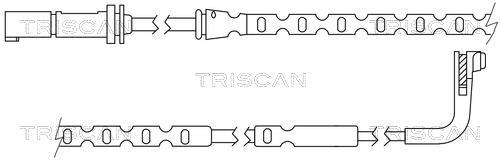 Contacteur de témoin d'usure (Témoin d'usure plaquettes) Triscan A/S ref. 8115 11041