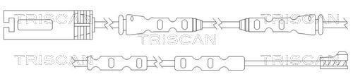 Contacteur de témoin d'usure (Témoin d'usure plaquettes) Triscan A/S ref. 8115 11062