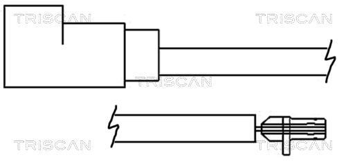Contacteur de témoin d'usure (Témoin d'usure plaquettes) Triscan A/S 8115 16001