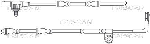 Contacteur de témoin d'usure (Témoin d'usure plaquettes) Triscan A/S 8115 17008