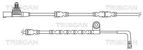 Contacteur de témoin d'usure (Témoin d'usure plaquettes) Triscan A/S 8115 17017