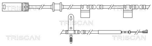 Contacteur de témoin d'usure (Témoin d'usure plaquettes) Triscan A/S 8115 17018