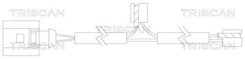 Contacteur de témoin d'usure (Témoin d'usure plaquettes) Triscan A/S ref. 8115 29005