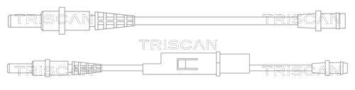 Contacteur de témoin d'usure (Témoin d'usure plaquettes) Triscan A/S 8115 38003