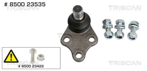 Rotule de suspension (Rotule de pivot) Triscan A/S ref. 8500 23535